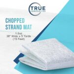 Fiberglass Chopped Strand Mat-(1.5oz x38' x5 Yard) CSM Cloth, Waterproof, Durable & Strong-Repair, Rebuild & Reconstruct Interior Products or Automotive - Image 4
